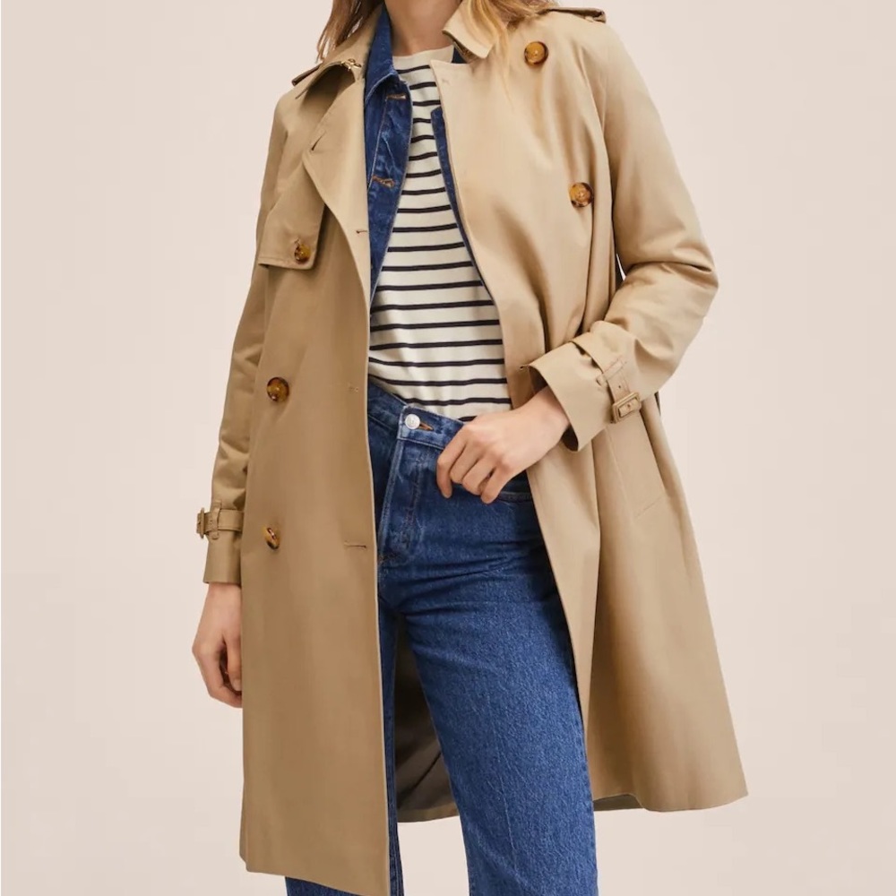 MANGO Polana Trench Coat